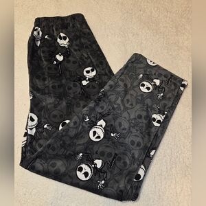 Disney's Nightmare Before Christmas Gray And Black Lounge Pants.  Women's Med.